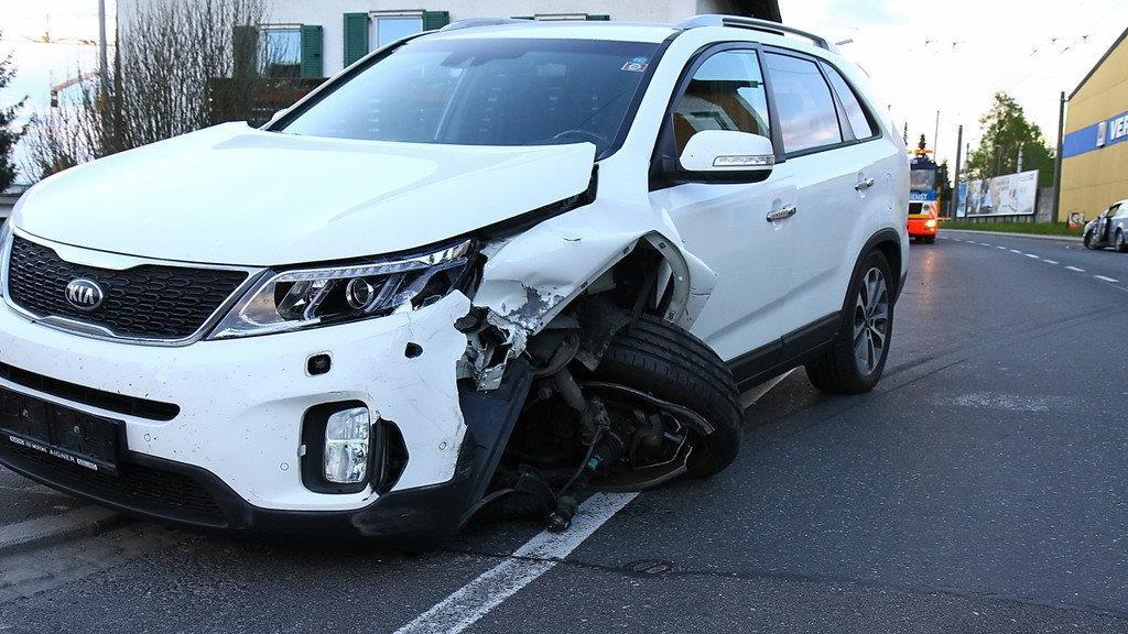 Crash in der Aignerstarße