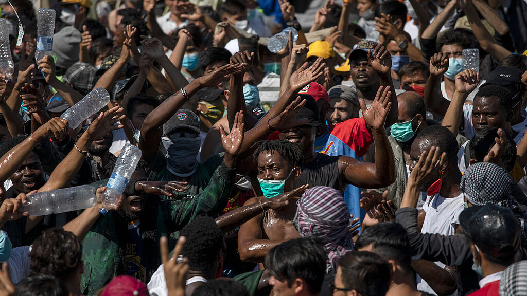 Moria, Lesbos, Flüchtlinge, Migranten