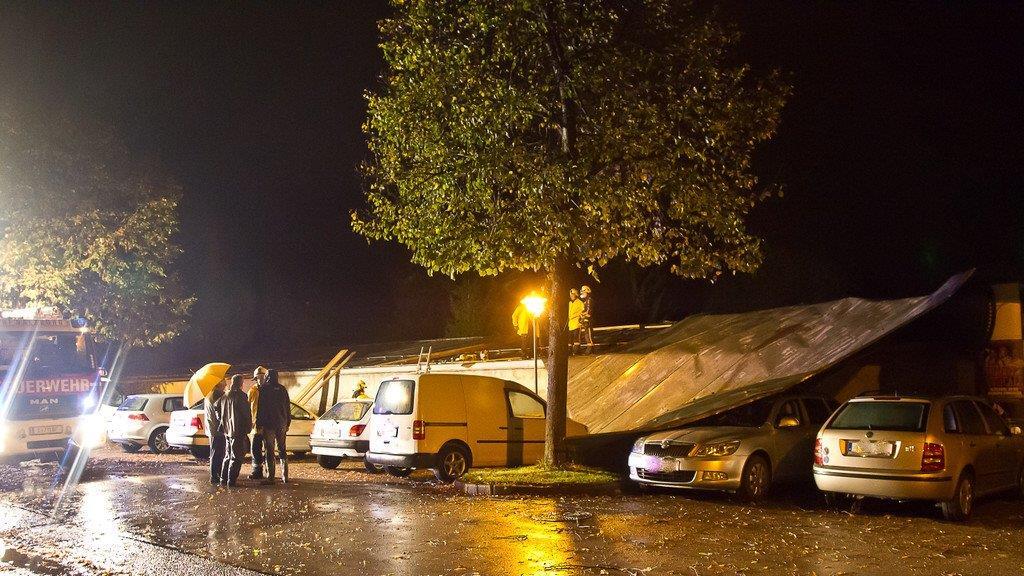 Sturm über Salzburg: Einsätze in der Stadt Salzburg
