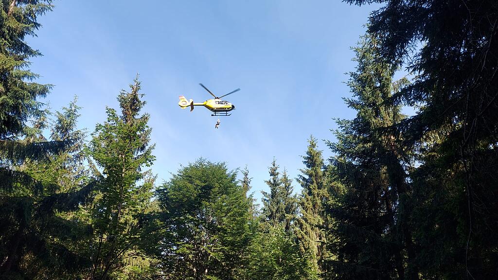 Traktor-Absturz in Hintersee