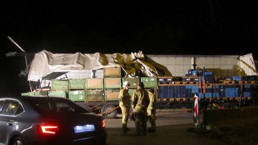 Lkw-Unfall im Hieflertunnel