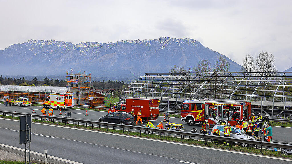 Unfall A8 Piding Geisterfahrerin