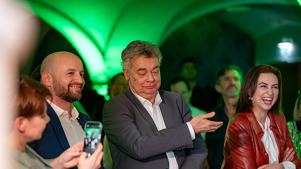 Die Gru\u0308nen - Wahlkampf-Abtakt der Bu\u0308rgerliste