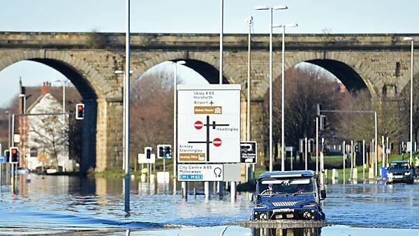 Auch Leeds stand unter Wasser