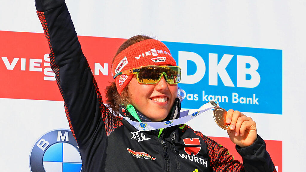 Dahlmeier bei Biathlon-WM 2017 in Hochfilzen