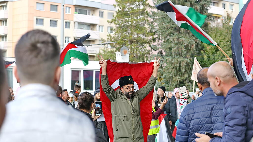Zweite Palästina-Demo in Salzburg