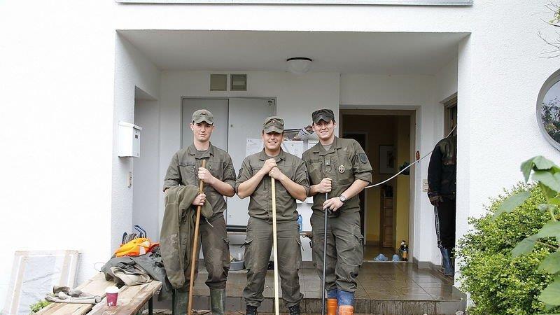 Team Österreich im Einsatz