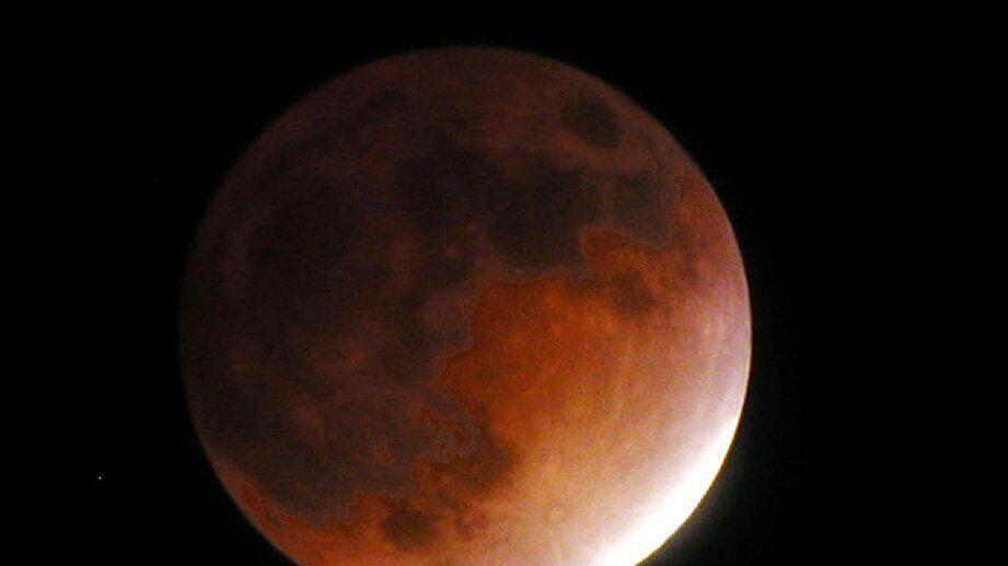 Der Blutmond, ein seltenes Himmelsspektakel.
