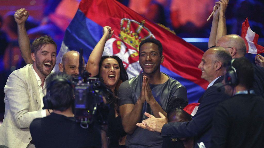 Cesar Sampson beim ESC