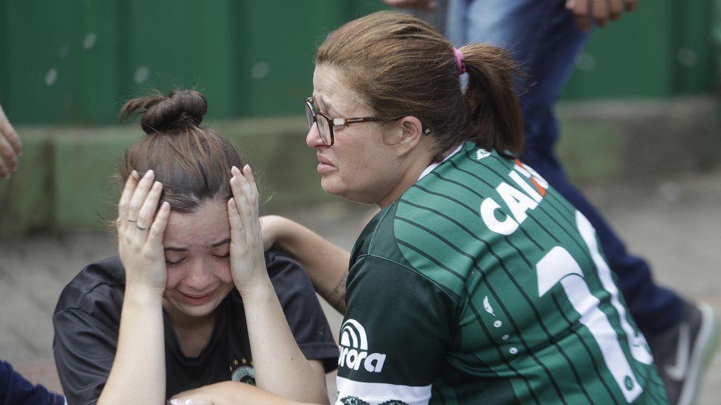 Chapecoense-Fans trauern