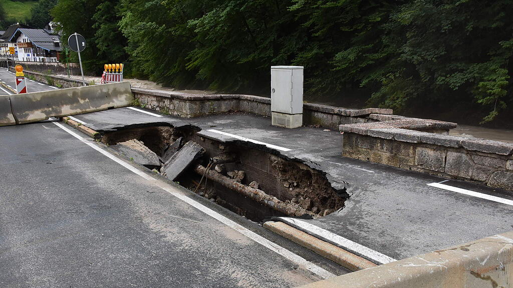 B305 weggespült