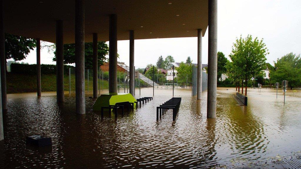 Hochwasser in Oberndorf