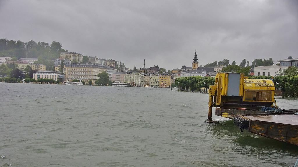 Hochwasser in Gmunden