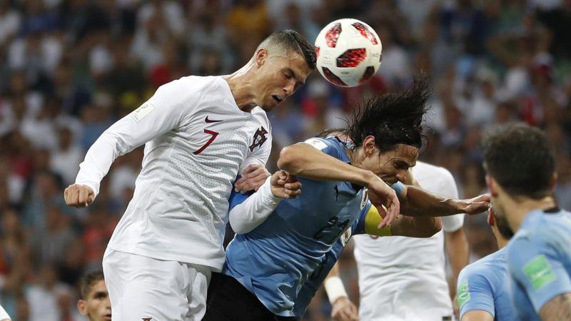 Fußball-WM: Uruguay - Portugal 2:1