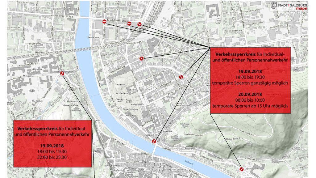 EU-Gipfel in Salzburg: Abschleppzonen und Fahrverbote