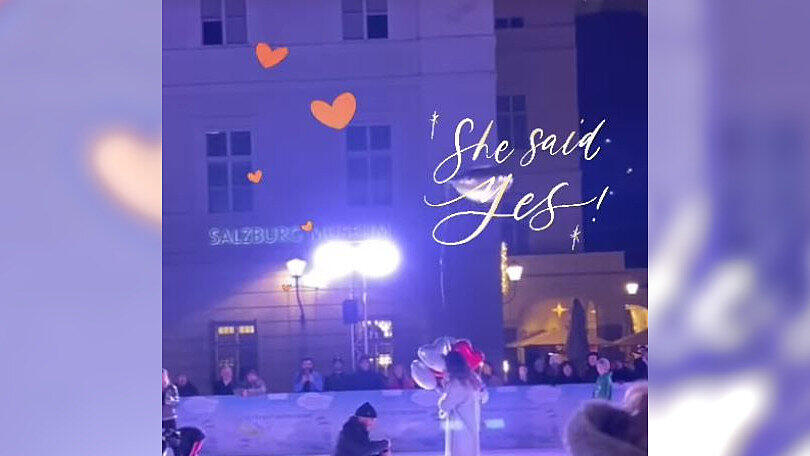 Heiratsantrag Christkindlmarkt