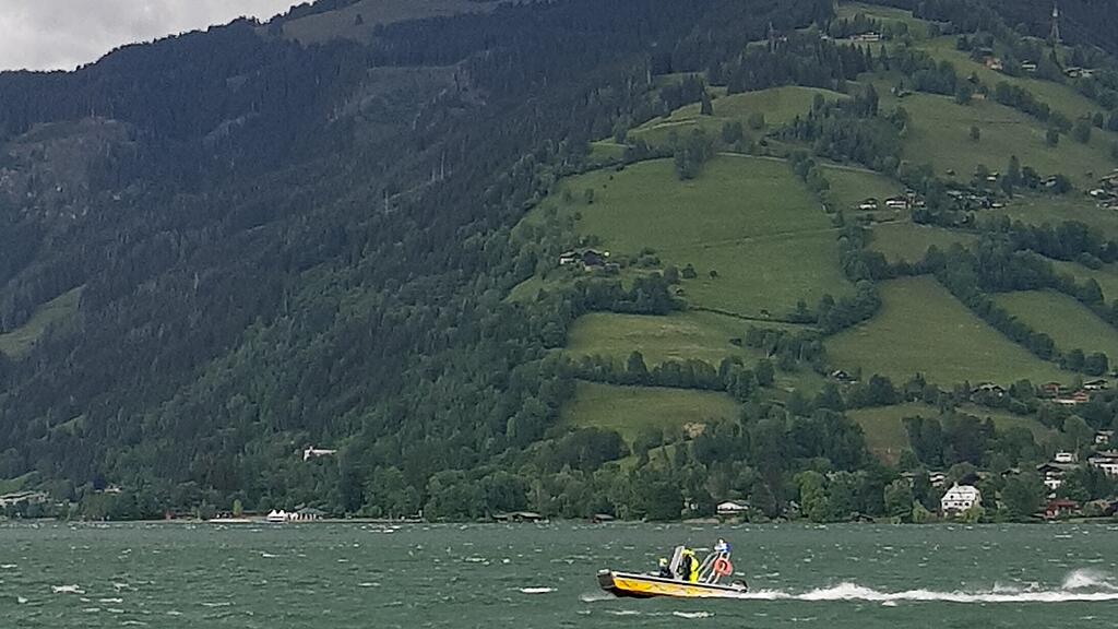 Wasserrettung Einsatz Zeller See