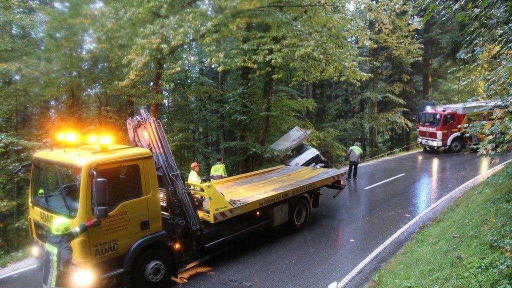 Wohnmobil umgestürzt