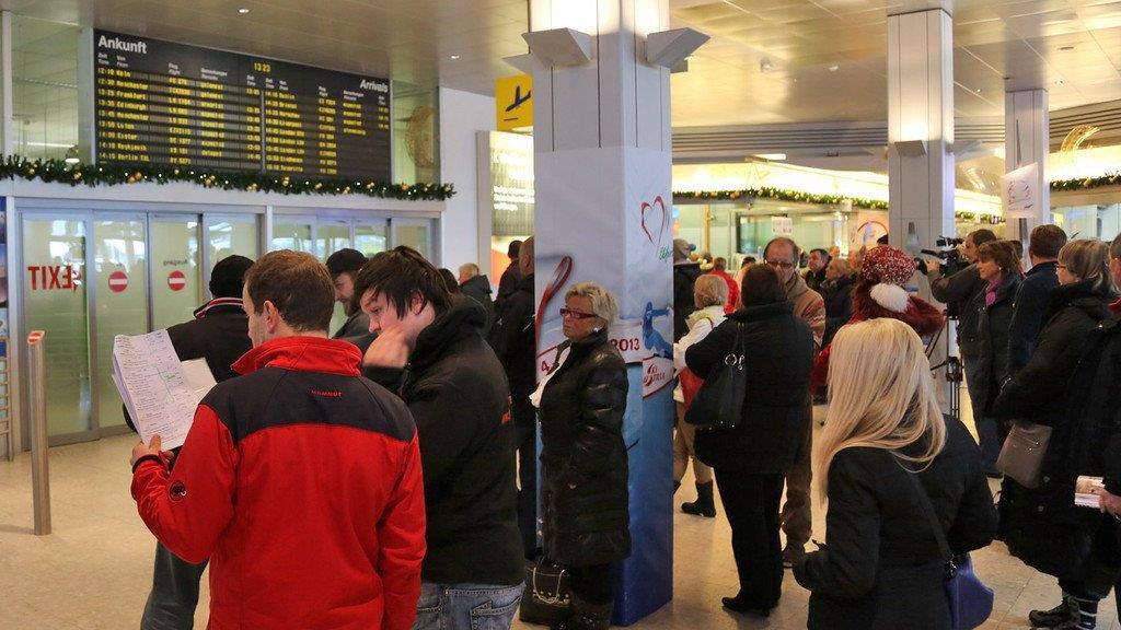 Hochbetrieb am Flughafen