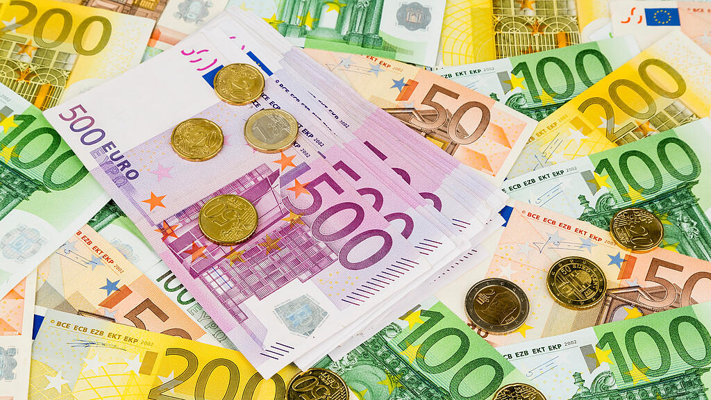 Geld, Euro, Steuern