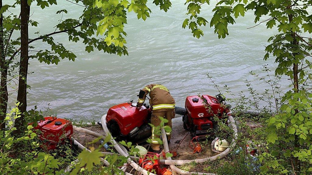 Leube: Feuerwehr im Großeinsatz
