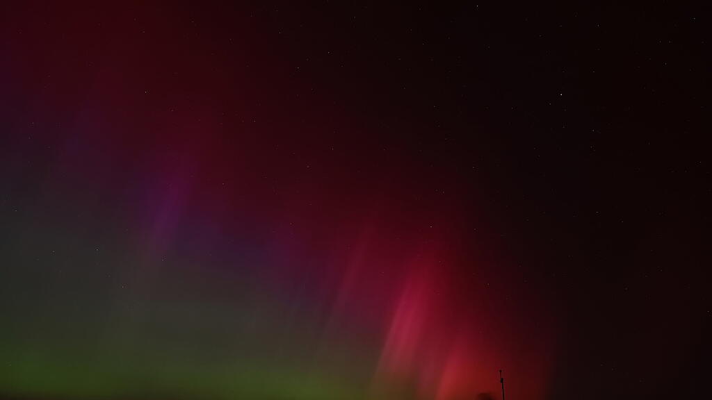 Polarlichter \u00fcber Salzburg