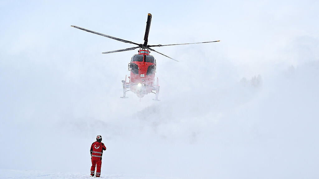 Rettung mittels Hubschrauber war nötig