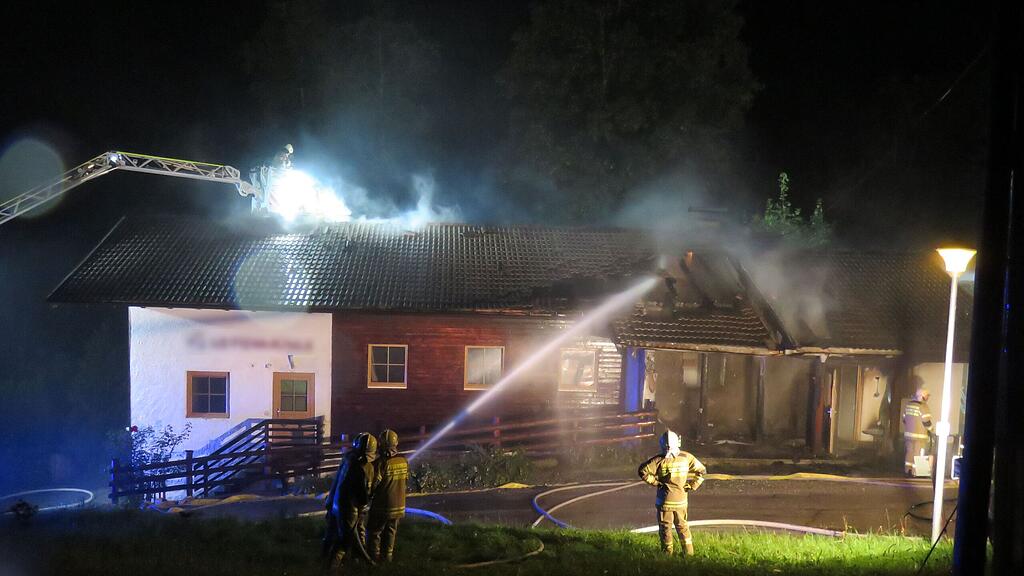 Brand Hütte Werfenweng