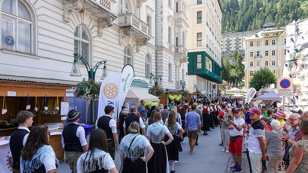 Straßenfest in Bad Gastein