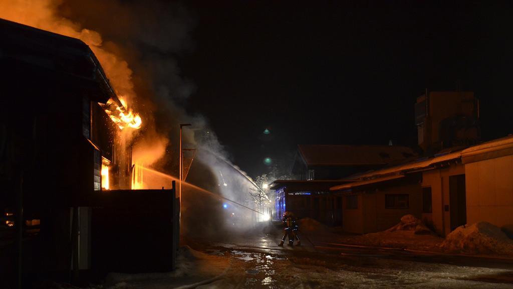 Brand im Sägewerk in Radstadt II