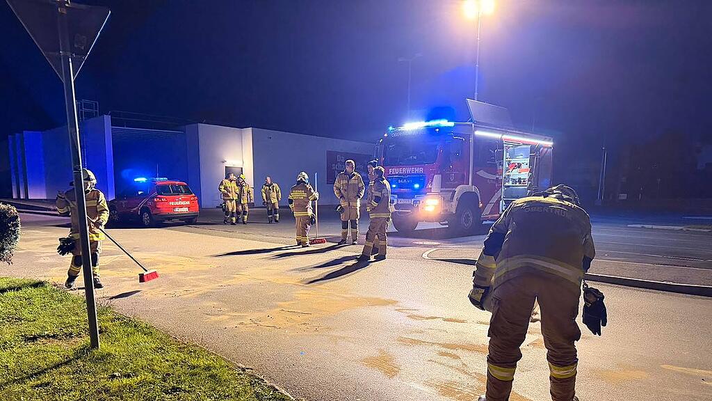 Ölspur-Einsatz Obertrum