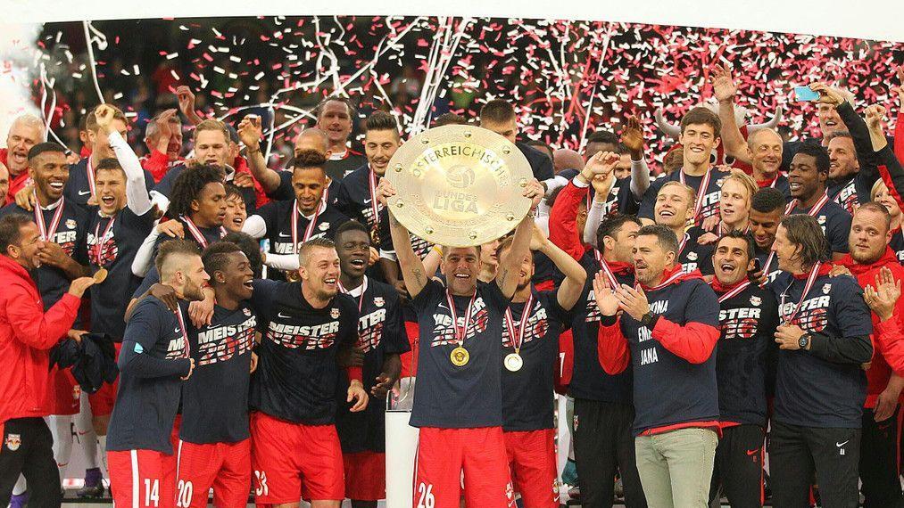 Meisterfeier von Red Bull Salzburg