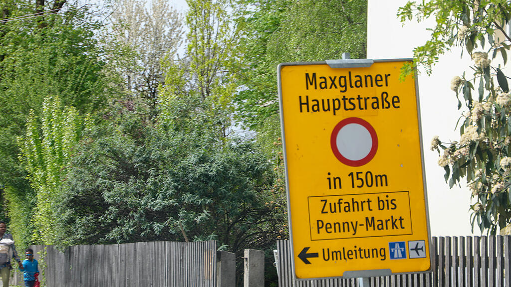 Bauarbeiten Maxglaner Hauptstraße