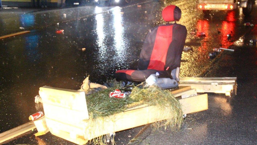 Polter-Unfall in St. Johann
