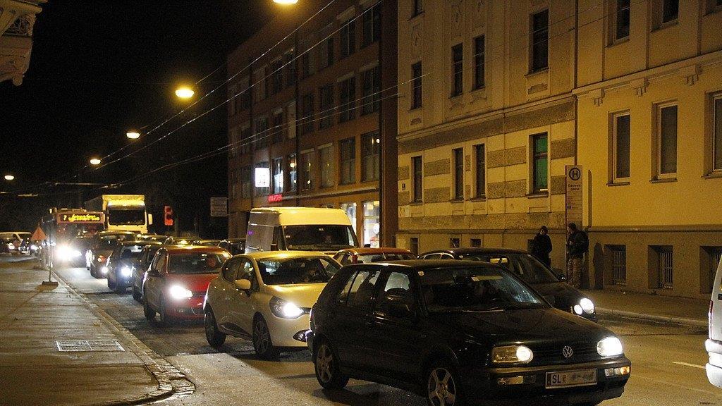 Verkehrskollaps in der Stadt Salzburg