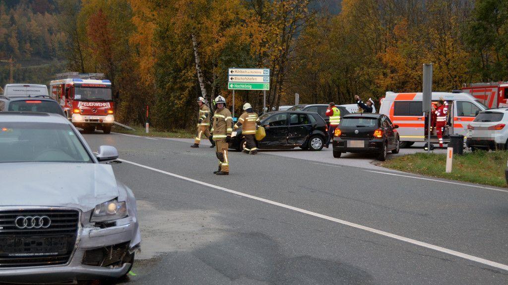 B311: Unfall am Knoten Pongau