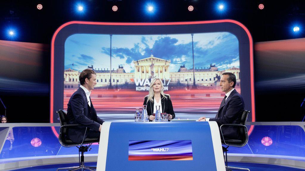 TV-Duell: Sebastian Kurz vs. Christian Kern