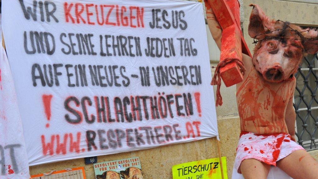 Tierschutz in die Verfassung: Protest in Wien (15.10.12)