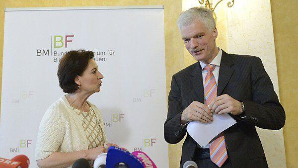PISA-Erfinder Schleicher und Ministerin Heinisch-Hosek