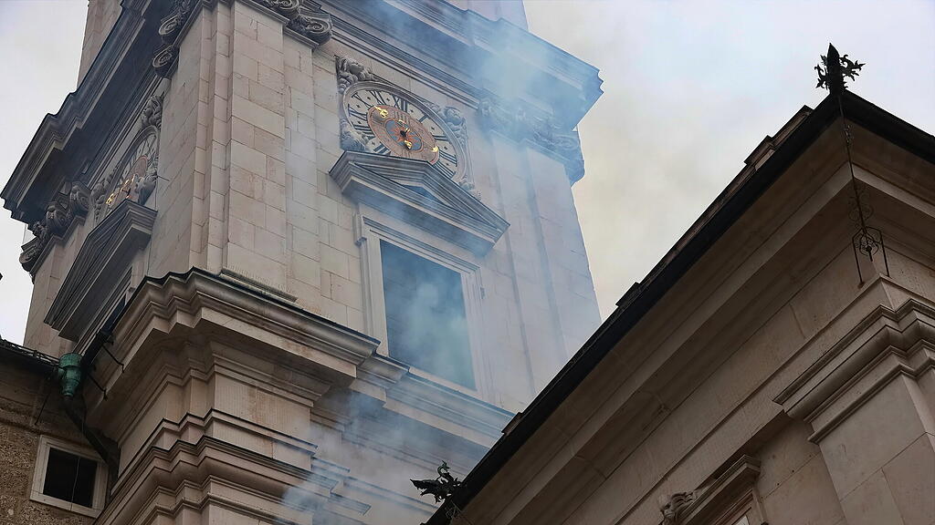 Brand im Dom: Spektakuläre Übung in Salzburger Altstadt