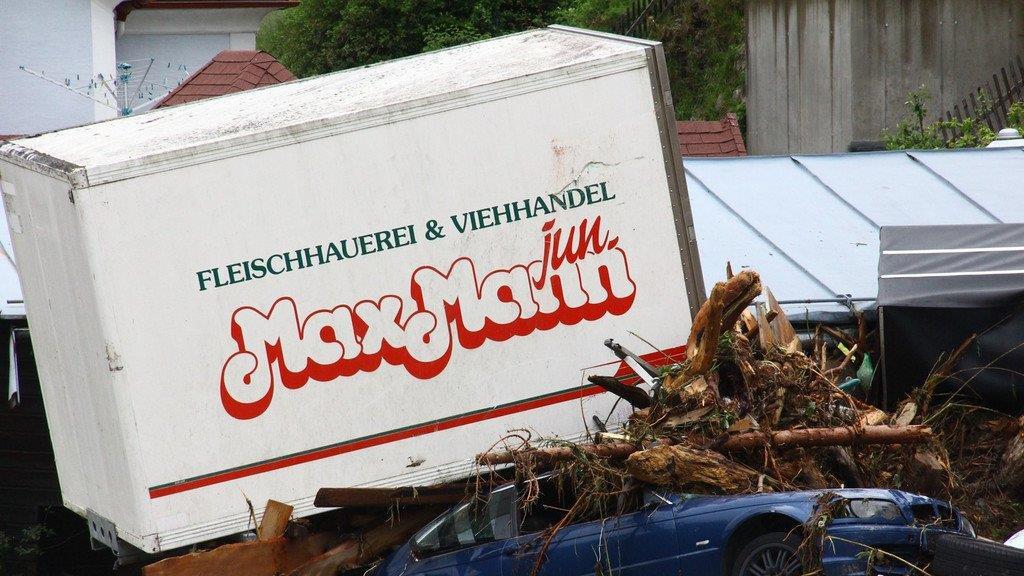 Verwüstung in Hüttau