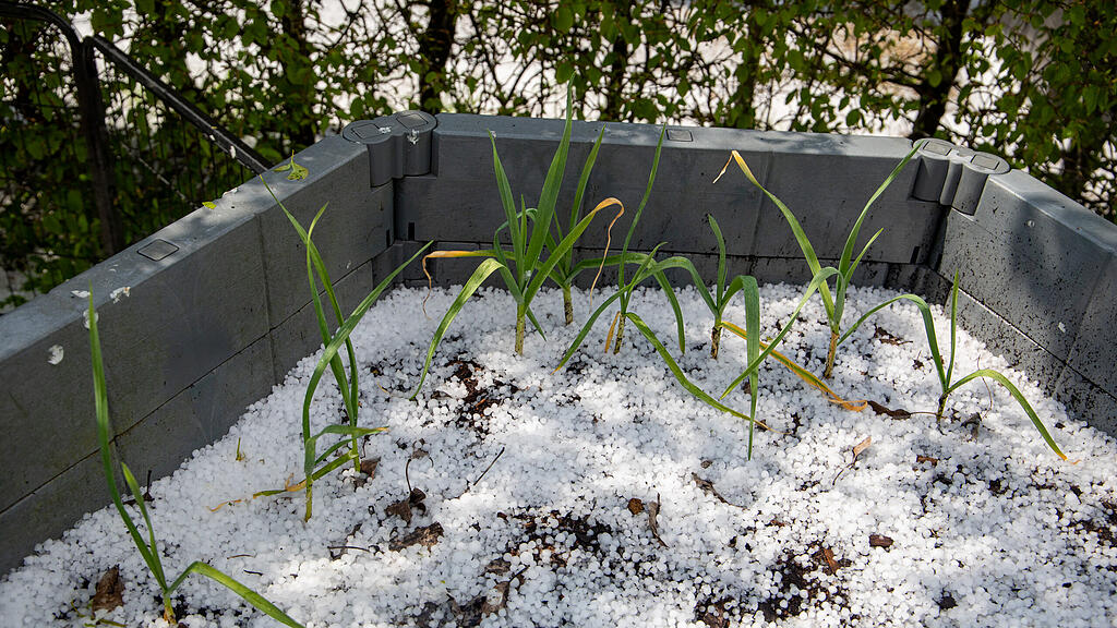Hagel in Salzburg