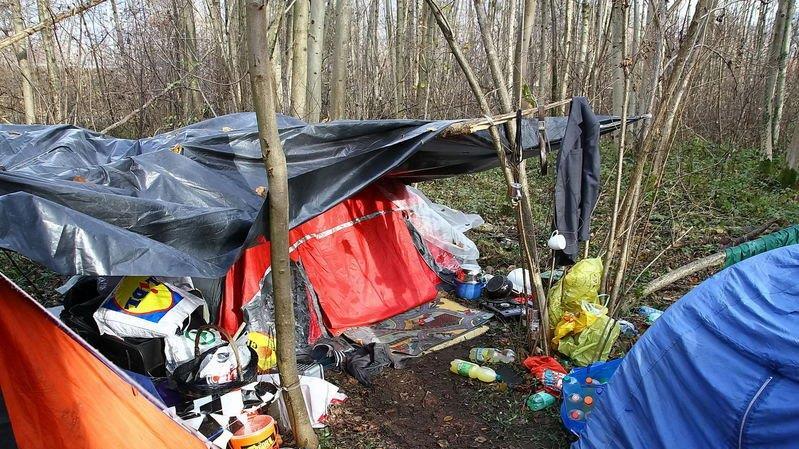 Illegales Zeltlager