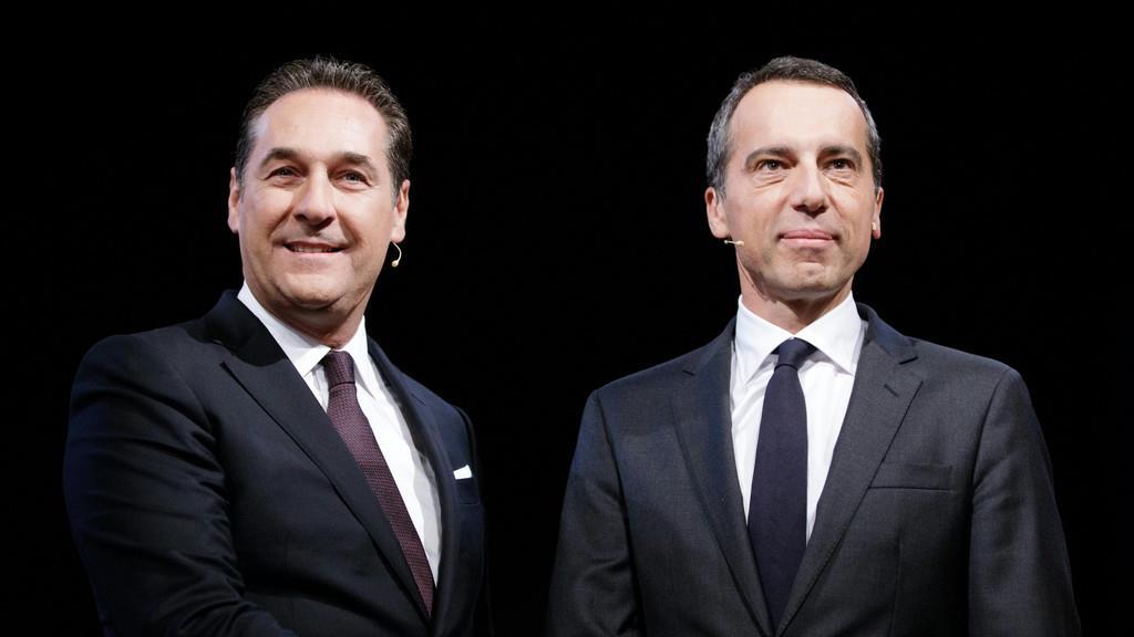Debatte zwischen Kern und Strache