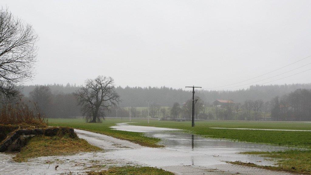 Hochwasser in Petting