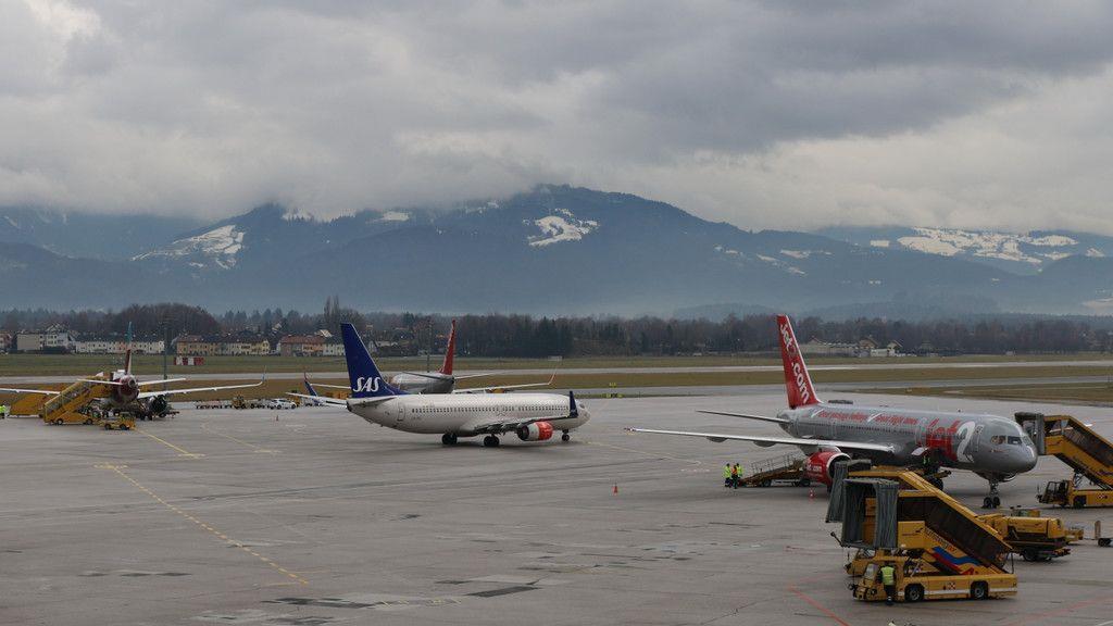 Hochbetrieb am Salzburger Flughafen