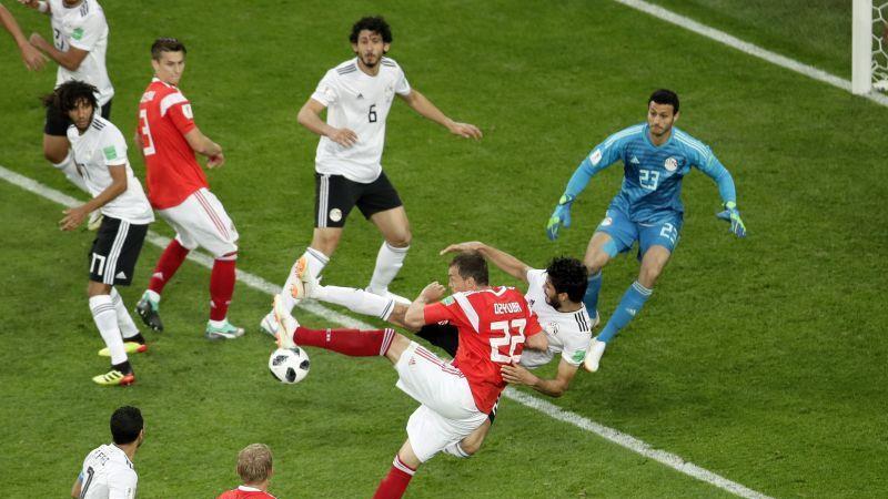 Fußball-WM: Russland - Ägypten 3:1