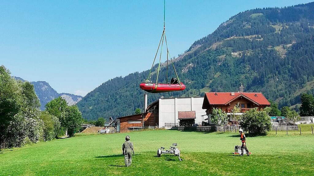 Übung, Wasserrettung, Gastein