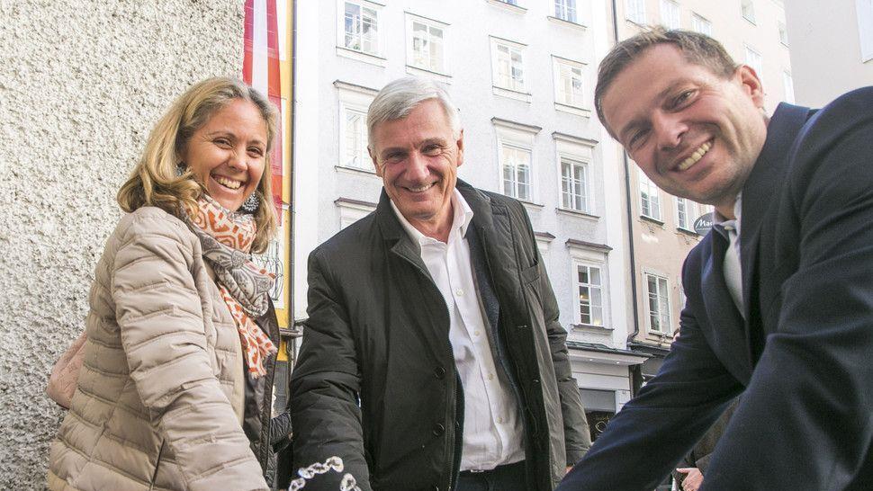 Pressekonferenz Getreidegasse