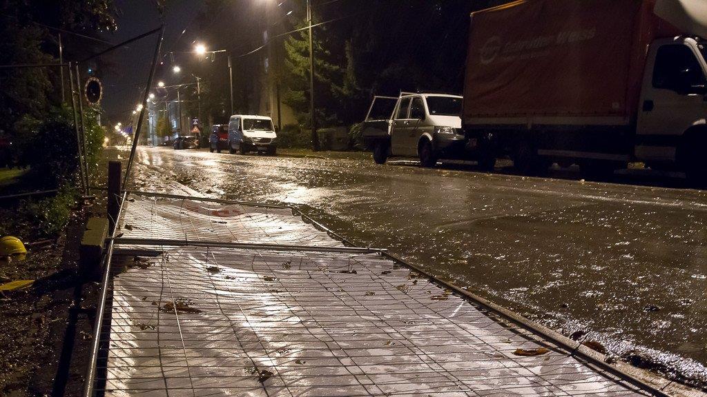 Sturm über Salzburg: Einsätze in der Stadt Salzburg